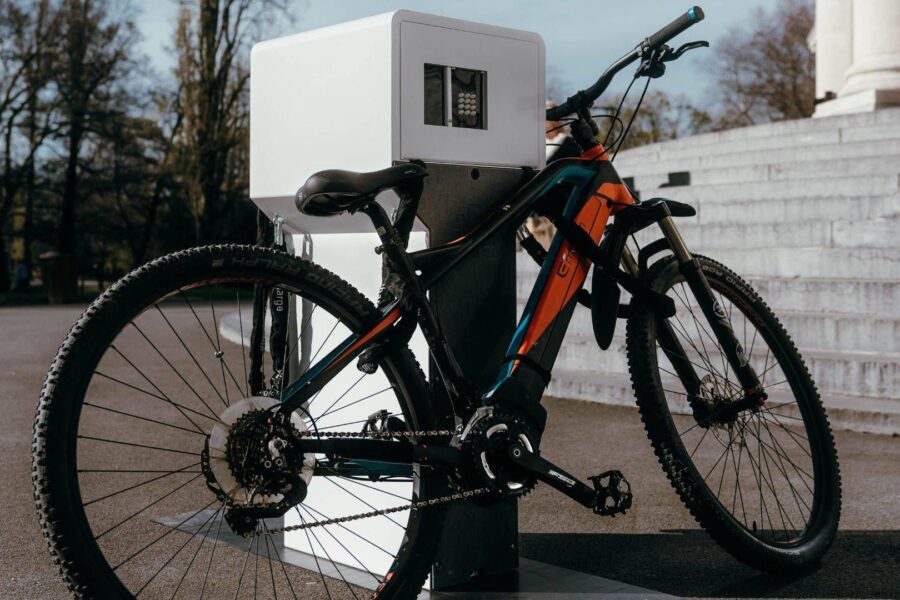 Borne de recharge pour vélo électrique VAE