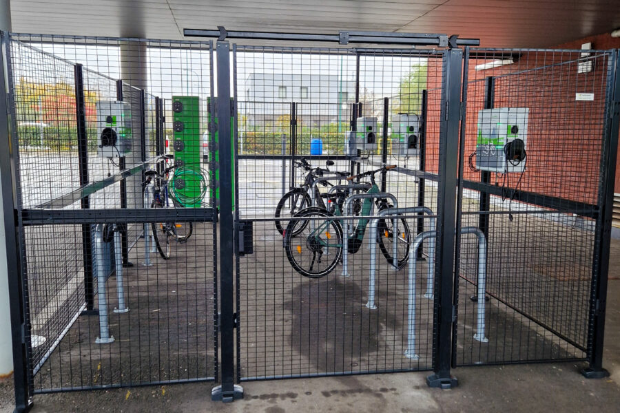 Zones grillagées sécurisées