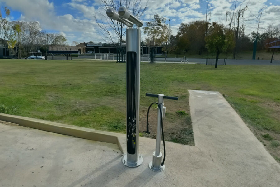 Station de réparation de vélos