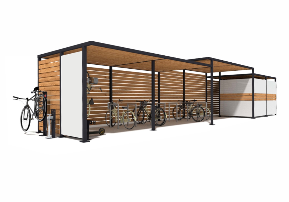Abri vélos sur mesure 25°&Cie