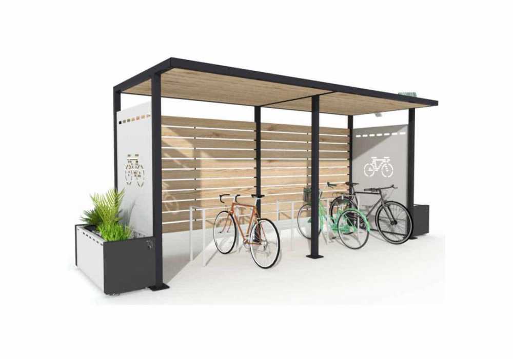Abri vélos 25°&Cie