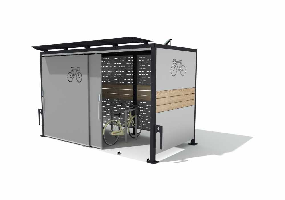 Abri vélos sécurisé 25°&Cie